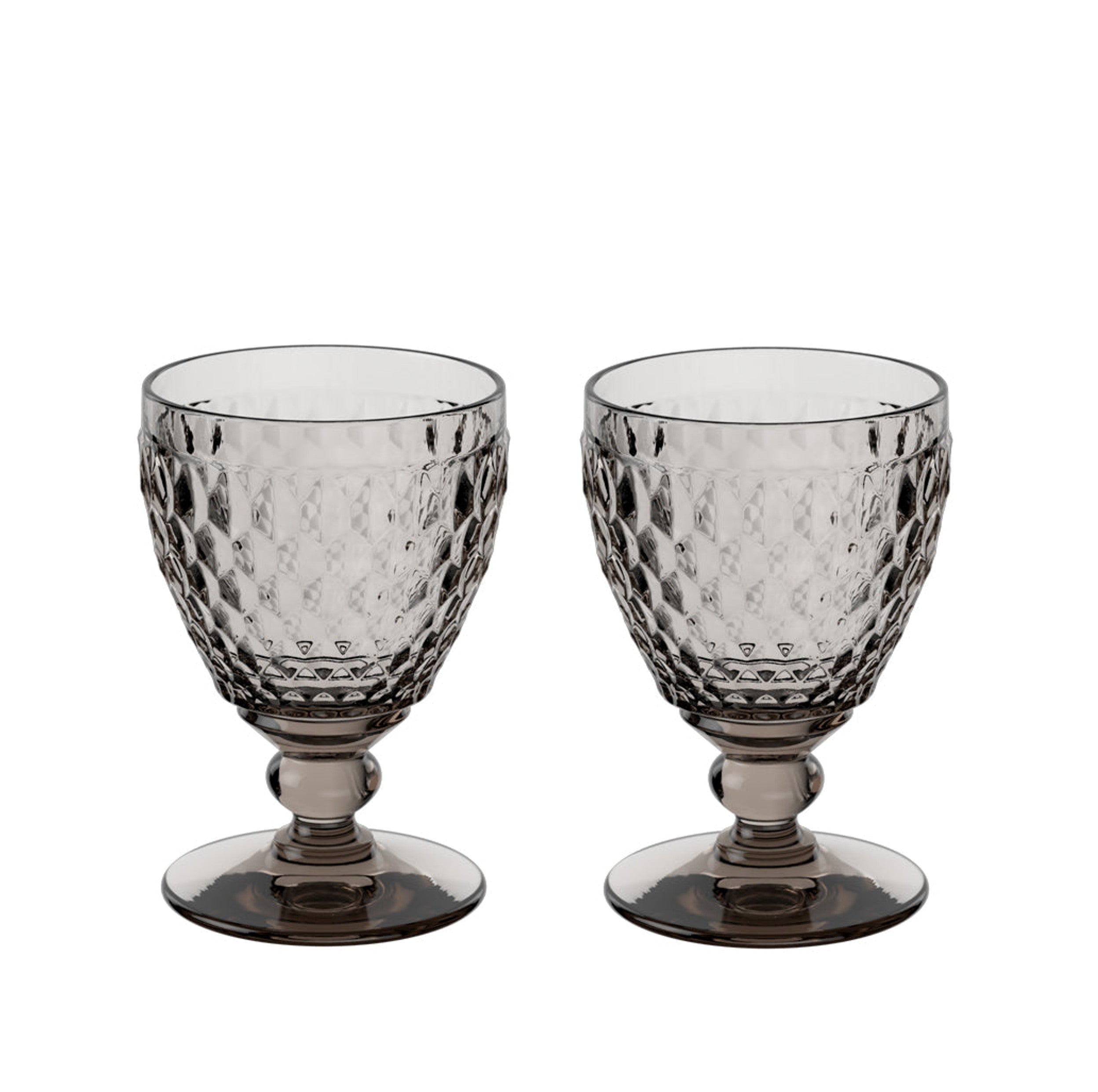 【リボンラッピング】 ボストン スモーク ペア ワイングラス