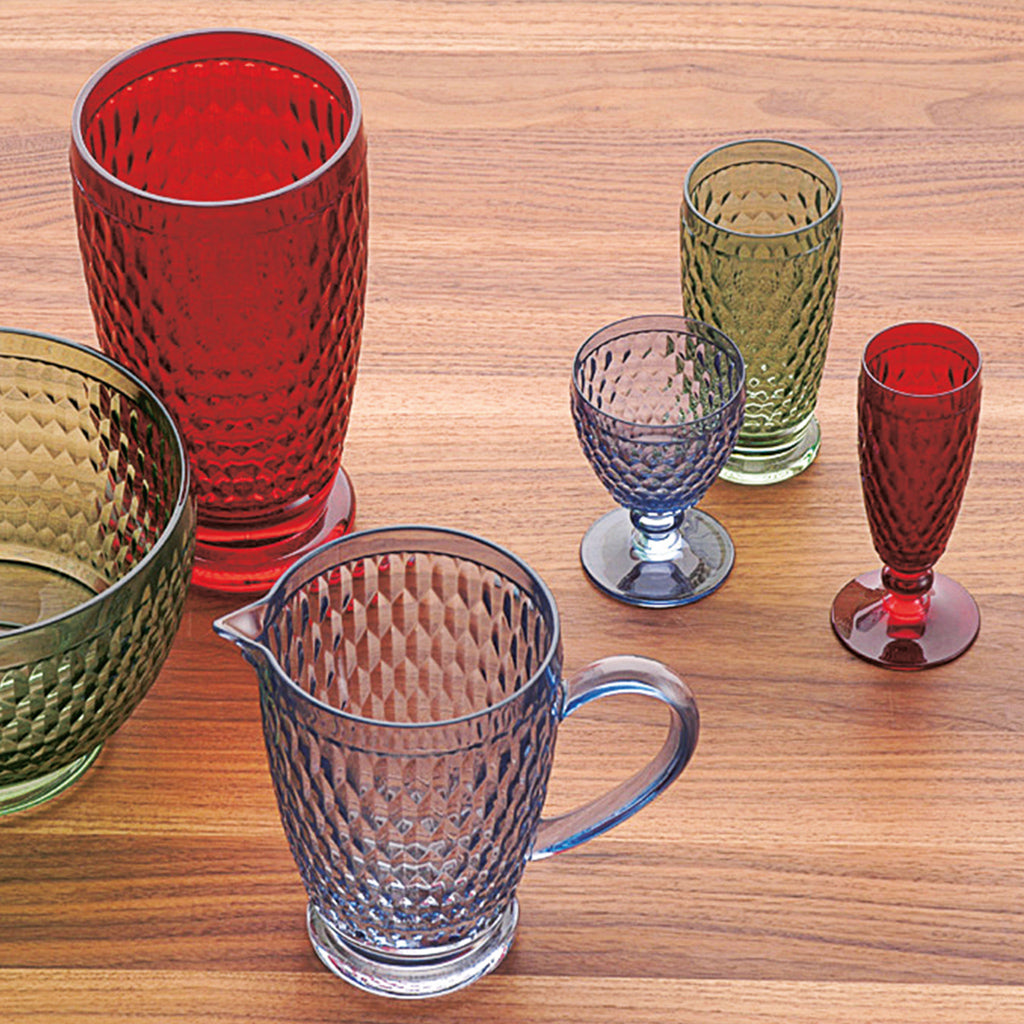 【リボンラッピング】 ボストン ブルー ワイングラス