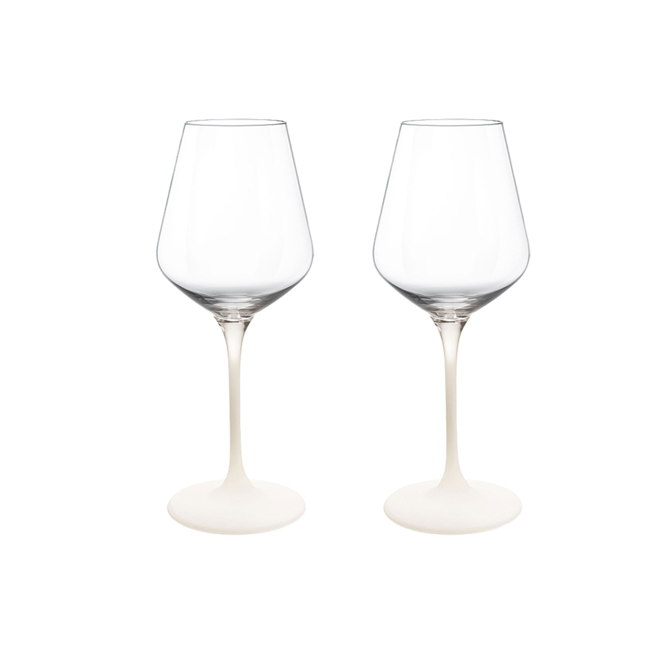 ロックブラン ペア 白ワイングラス