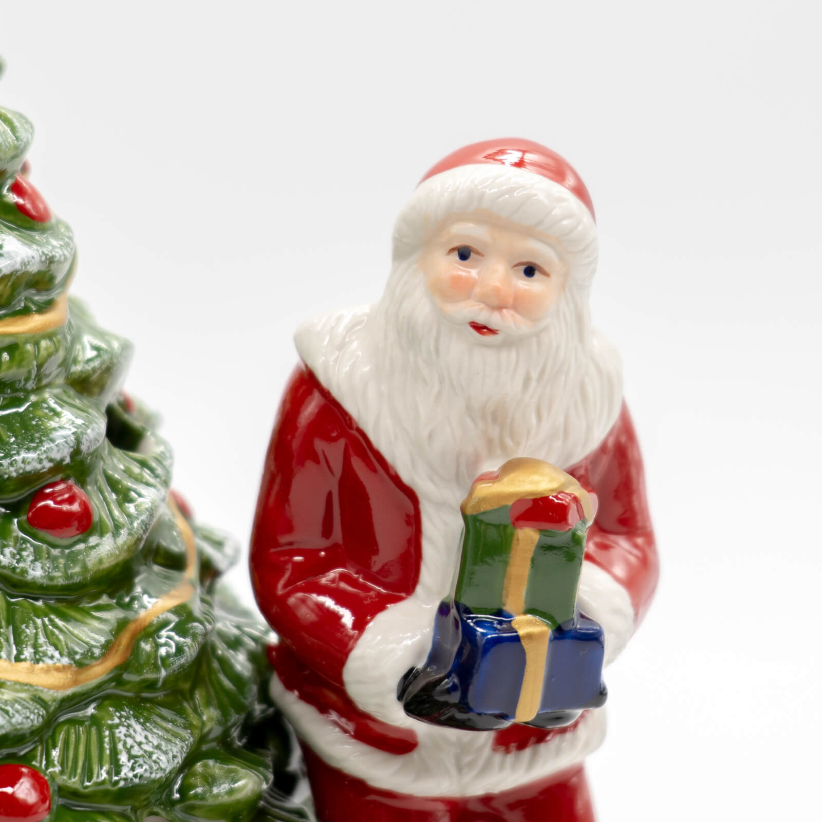 【リボンラッピング】 クリスマストイズ サンタ オン ツリー(キャンドル付き)