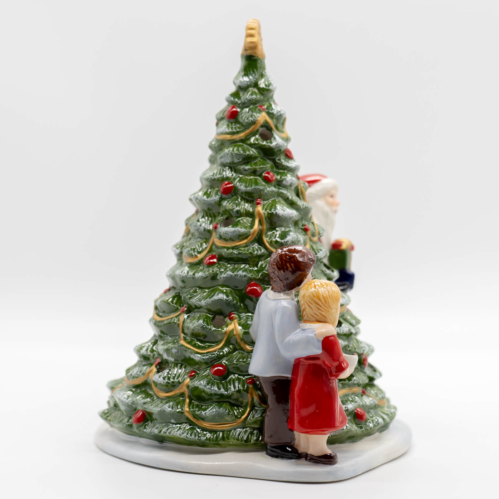 【リボンラッピング】 クリスマストイズ サンタ オン ツリー(キャンドル付き)