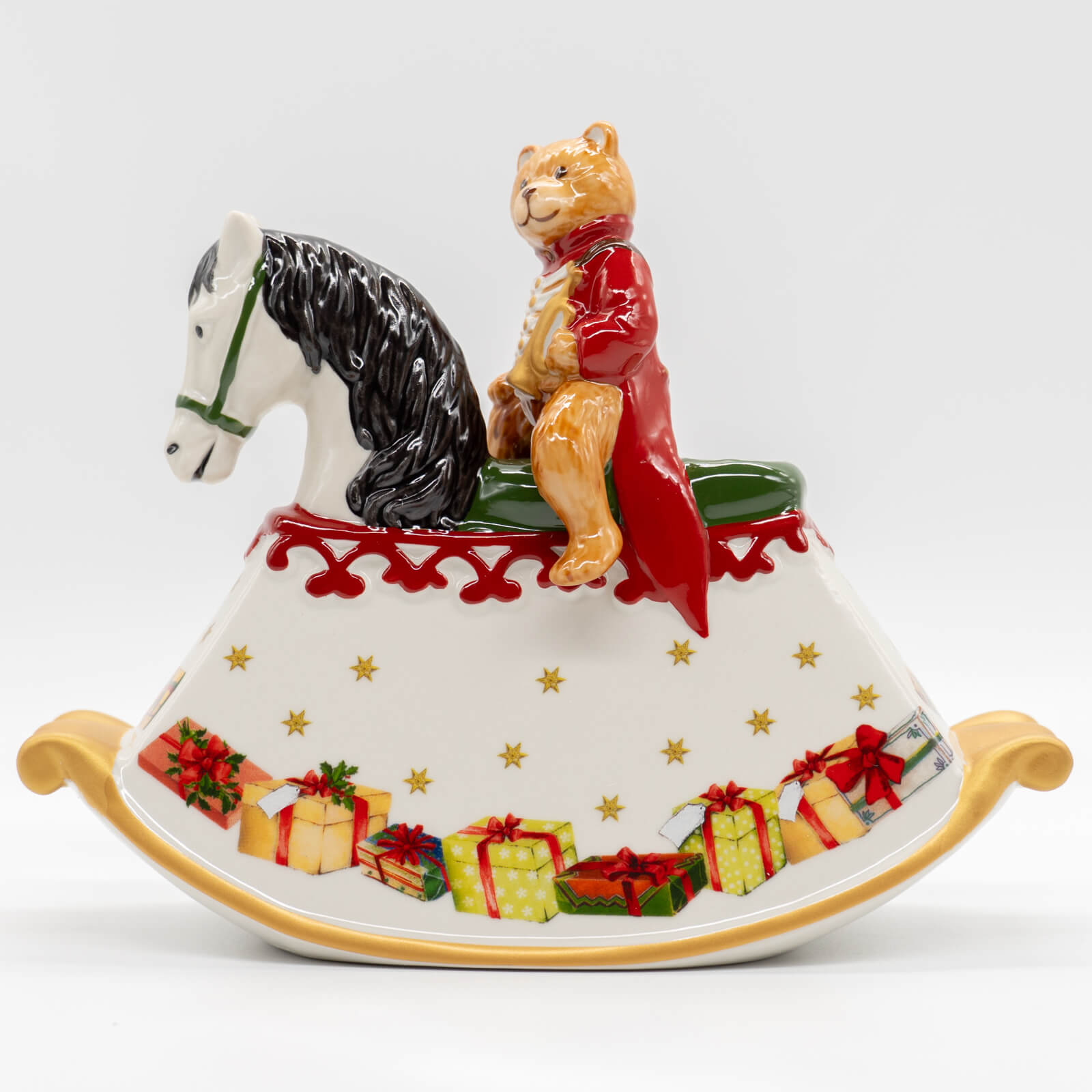 【リボンラッピング】 クリスマストイズ ロッキングホース