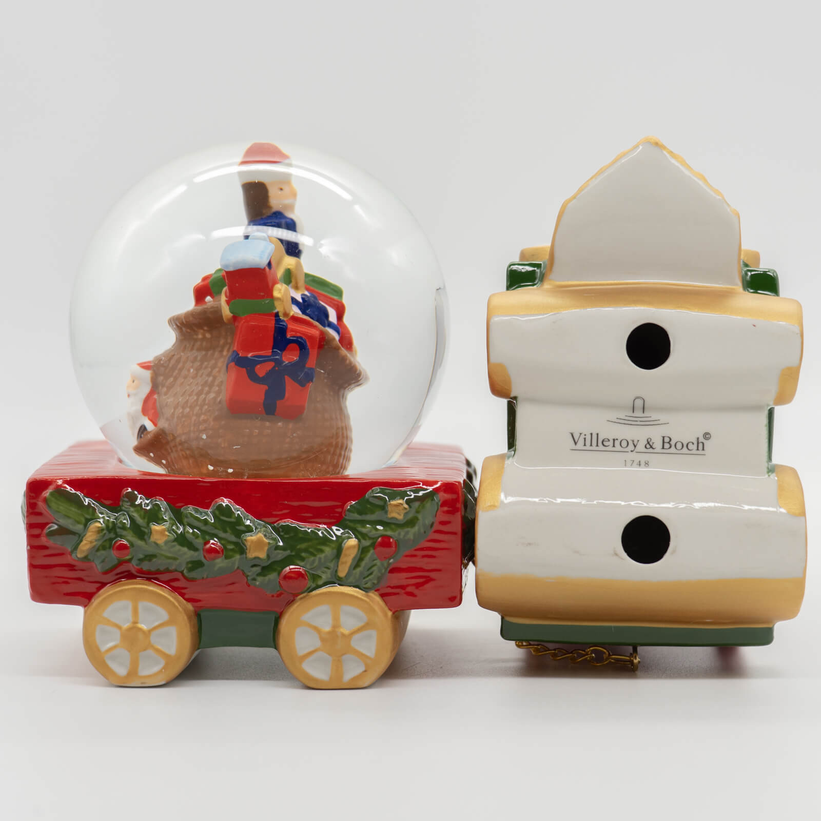 【リボンラッピング】 クリスマストイズ スノーグローブ トレイン