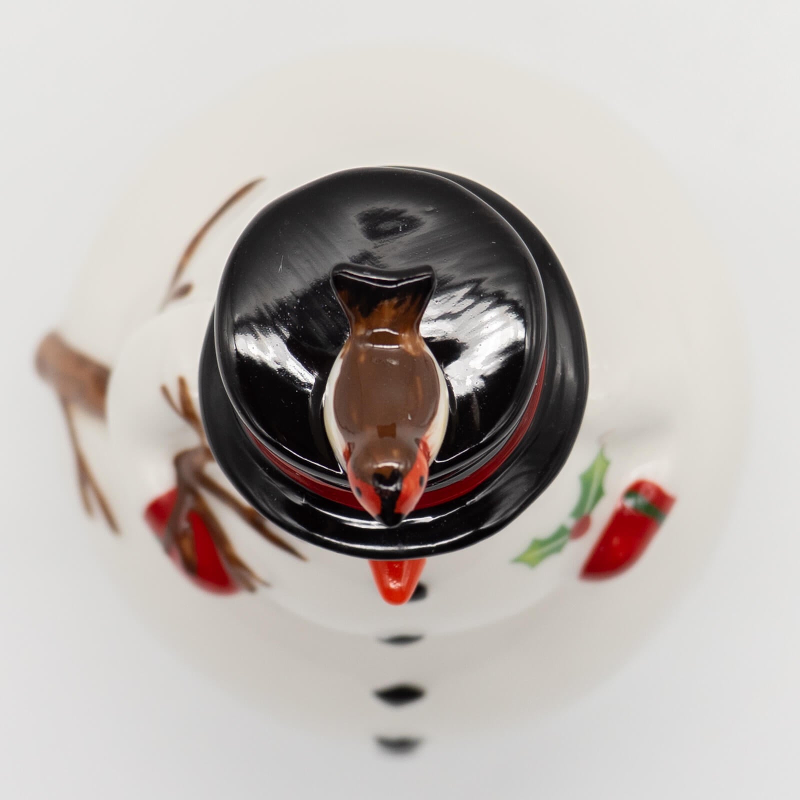 【リボンラッピング】 ノスタルジックメロディー スノーマン ジャー