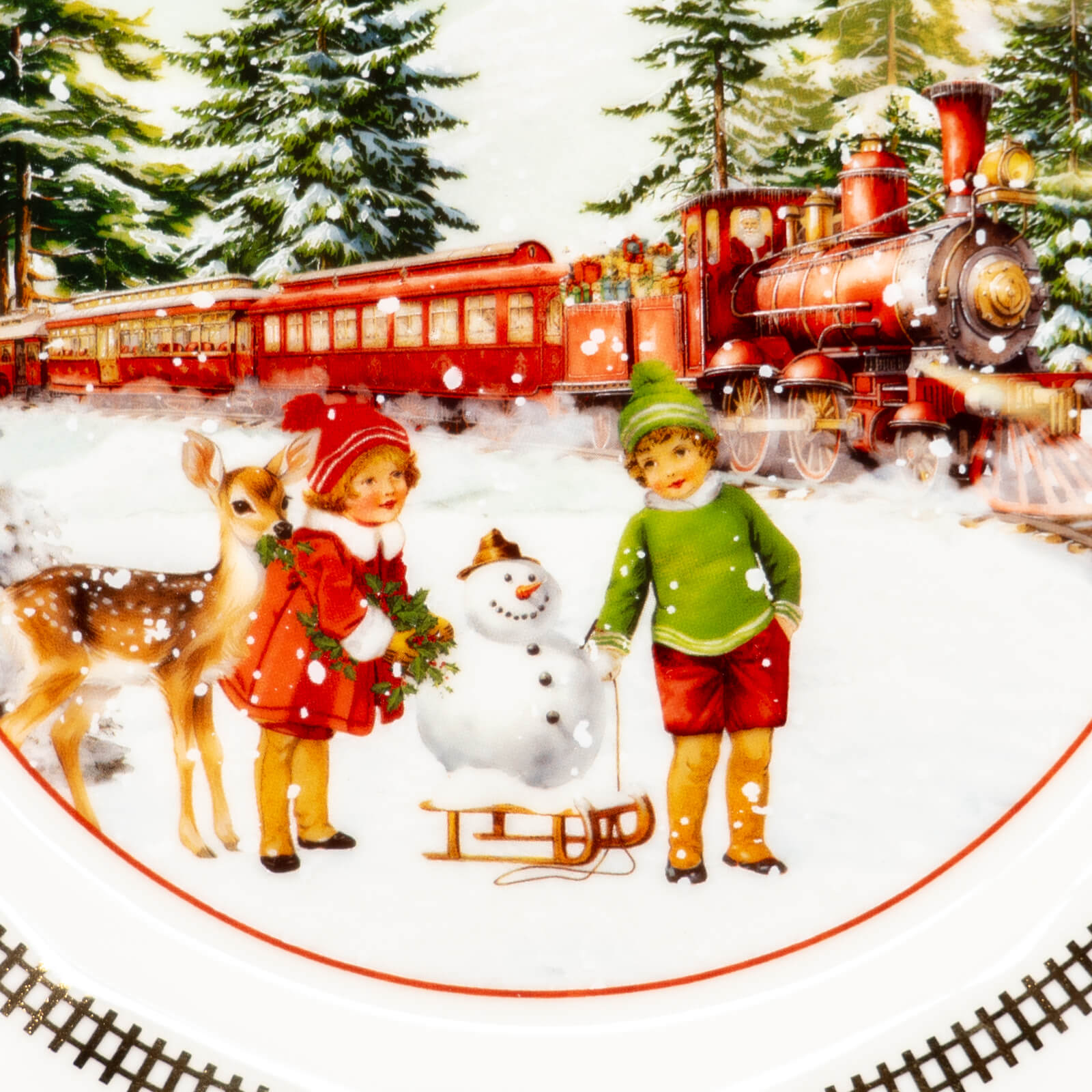 【リボンラッピング】 アニュアル クリスマスエディション プレート2025