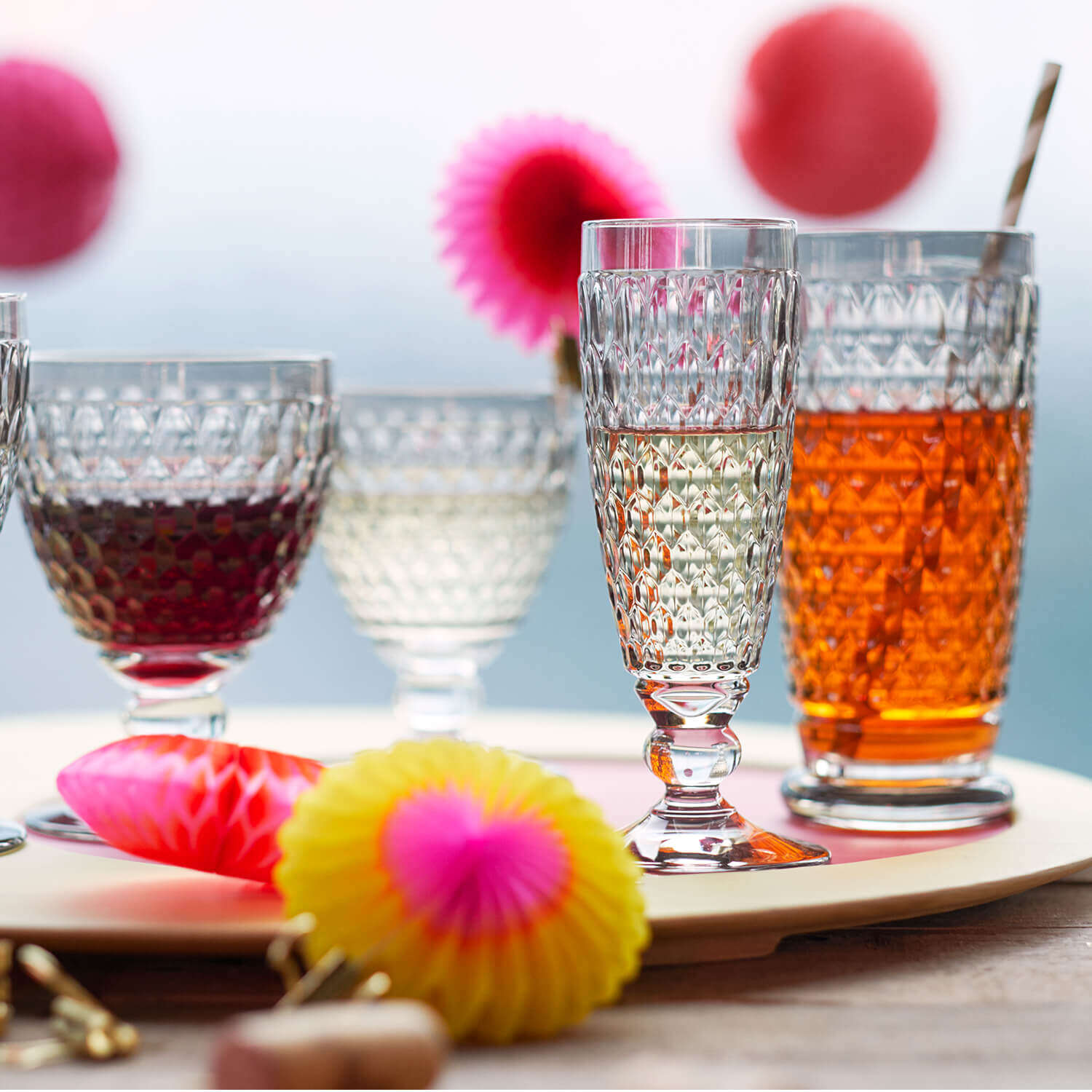 ボストン シャンパングラス クリア