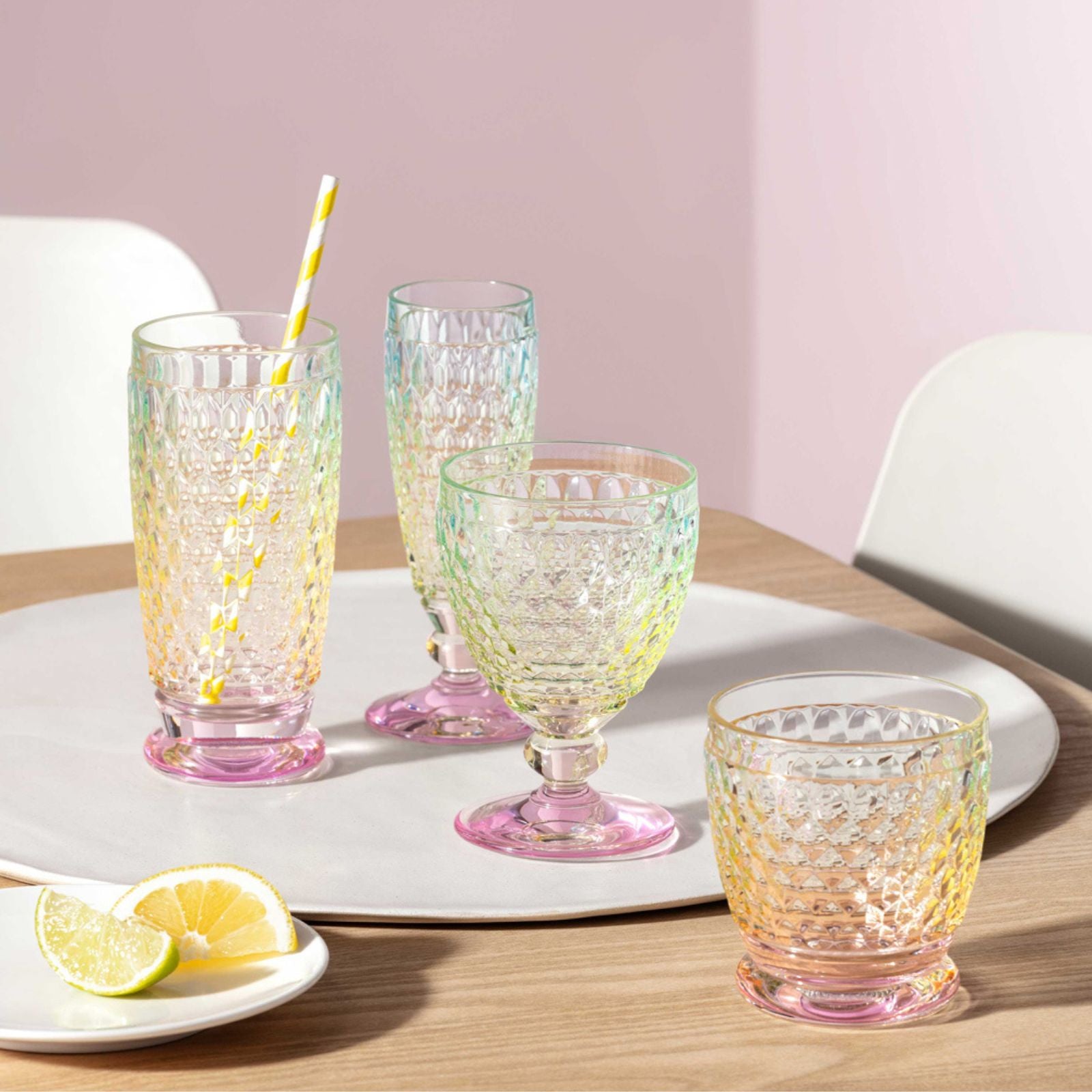 【リボンラッピング】ボストン ワイングラス パール